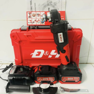 Bộ máy mài pin D&H 118V KHÔNG CHỔI THAN (KÈM PIN SẠC)